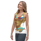 Retro Cool White - Womens Tank Top