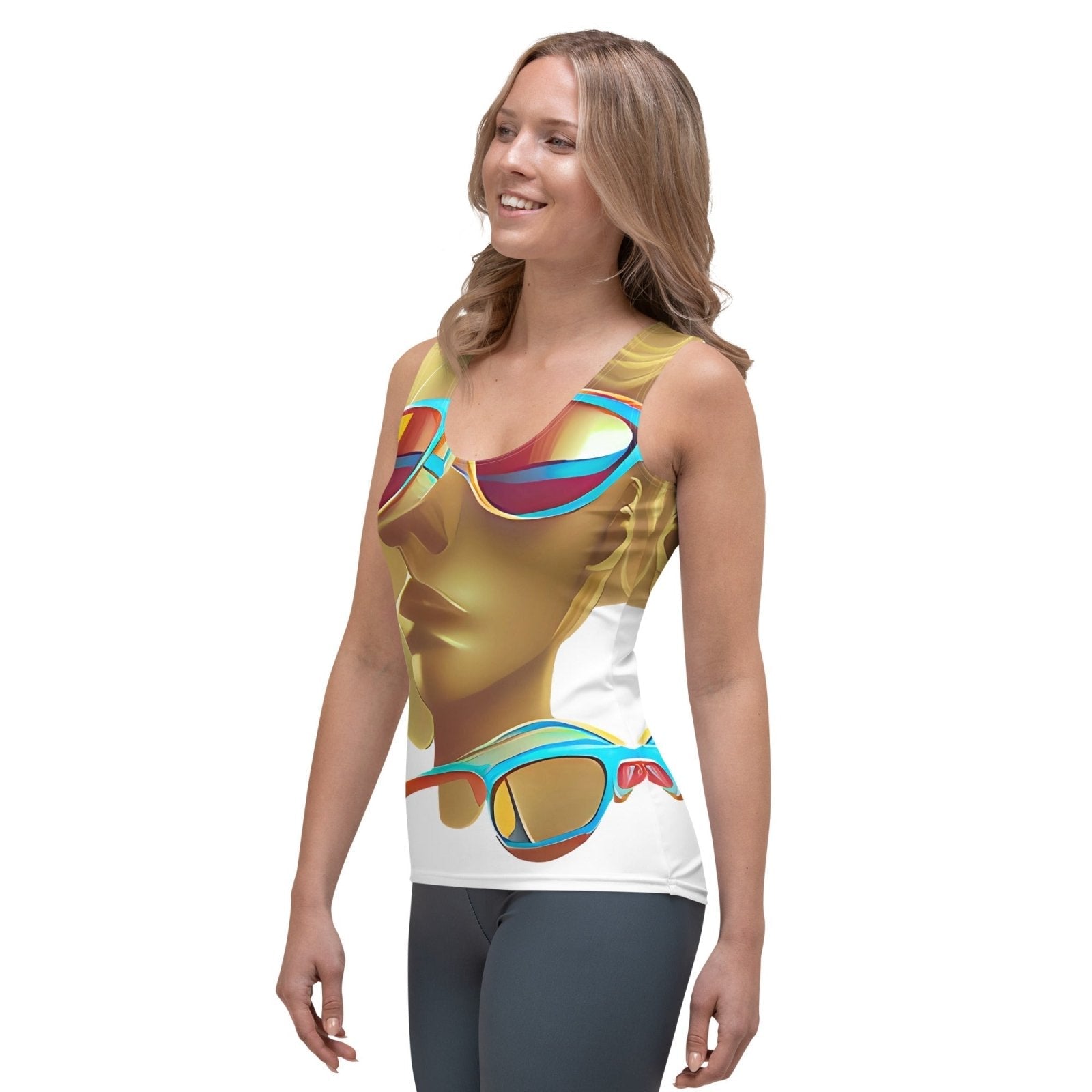 Retro Cool White - Womens Tank Top