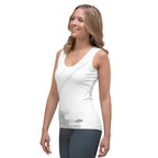 Watercolour Grey Splash - Womens Tank Top