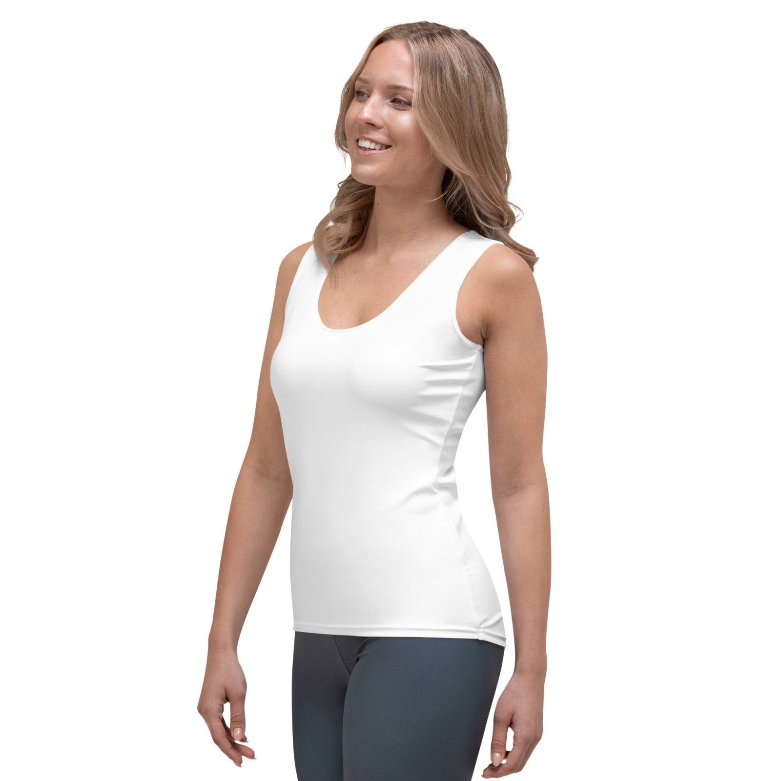 iSAW Womens White Tank Top - iSAW Company