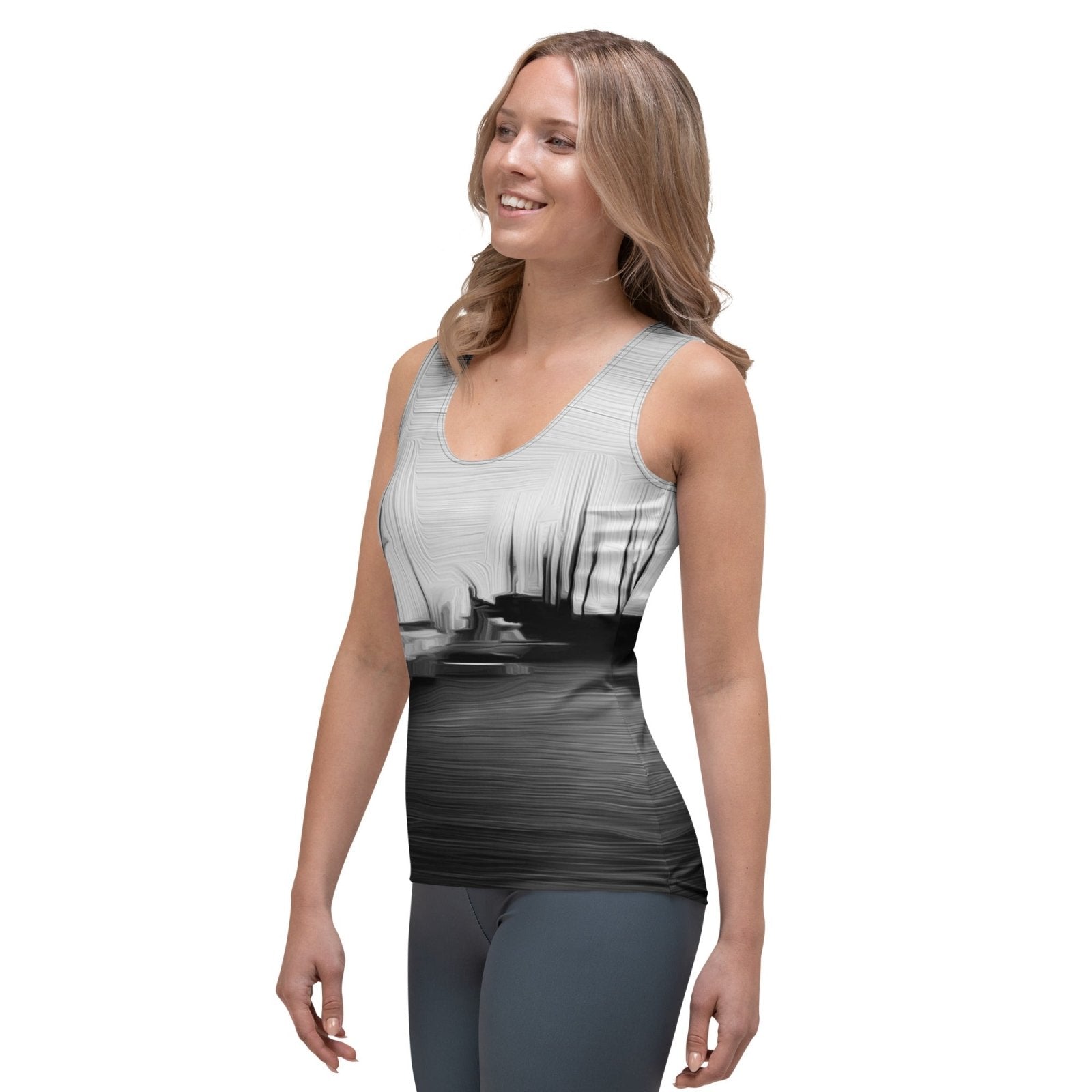 The Sleeping Yachts (at Night) - Womens Tank Top