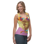Retro Cool Pink - Womens Tank Top