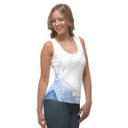 Watercolour Blue Splash - Womens Tank Top