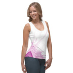 Watercolour Pink Splash - Womens Tank Top