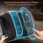 ALLYOUGER 2026 Upgraded Foot Massager with Heat – Shiatsu Kneading, 5 Intensities, 4 Modes