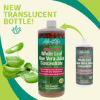 Aloe Life Whole Leaf Aloe Vera Juice – Certified Organic, Gluten-Free (Cherry Berry, 32 oz)