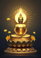 Buddha Art Canvas Wall Hanging SELECTION
