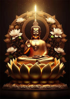 Buddha Art Canvas Wall Hanging SELECTION
