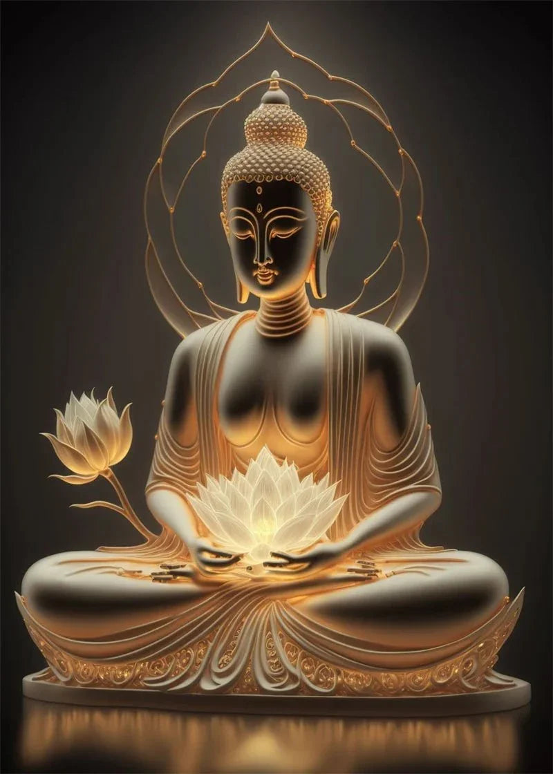 Buddha Art Canvas Wall Hanging SELECTION