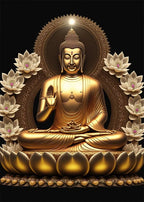Buddha Art Canvas Wall Hanging SELECTION