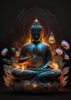 Buddha Art Canvas Wall Hanging SELECTION