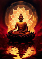 Buddha Art Canvas Wall Hanging SELECTION