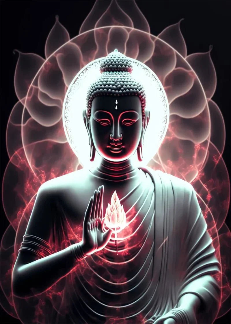 Buddha Art Canvas Wall Hanging SELECTION