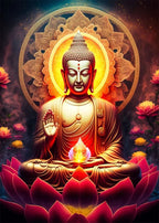 Buddha Art Canvas Wall Hanging SELECTION