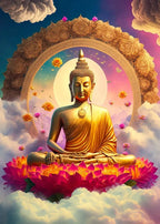 Buddha Art Canvas Wall Hanging SELECTION