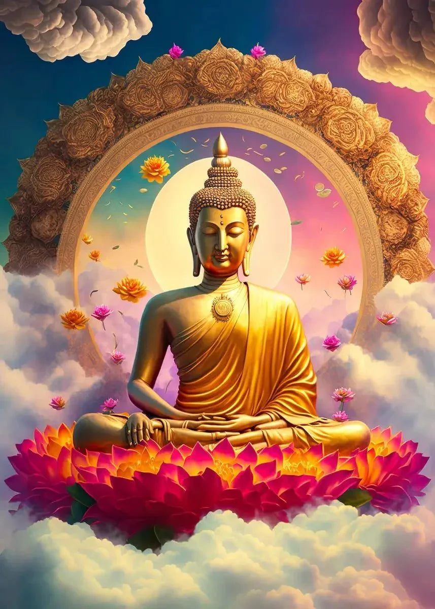 Buddha Art Canvas Wall Hanging SELECTION