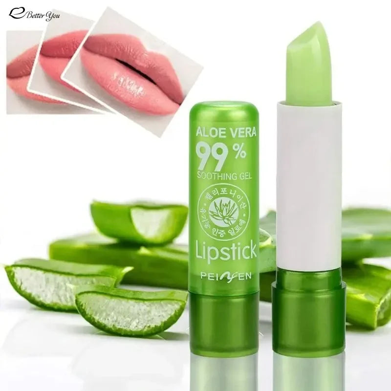 Aloe Vera & Strawberry Colour-Changing Moisturizing Lipsticks