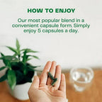 Amazing Grass Greens Blend Superfood Capsules – 150 Count, Organic Spirulina & Probiotics