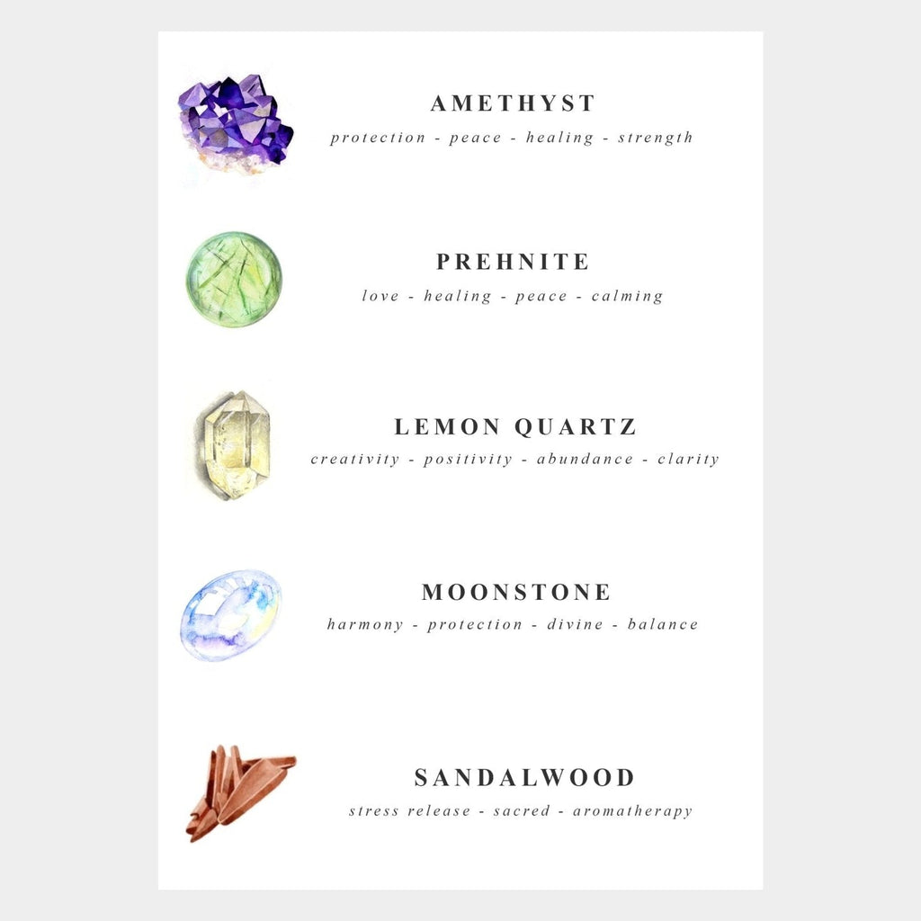 Amethyst Pure Crystal Jewellery Set