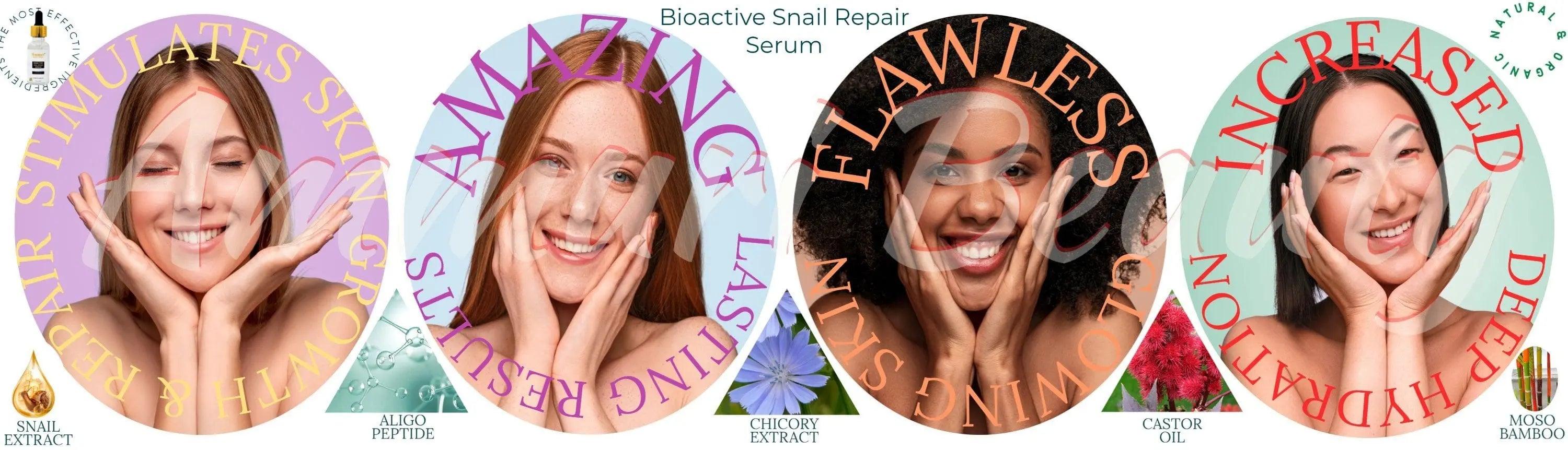 Ammuri Bioactive Snail Repair Serum Anti-Ageing Organic
