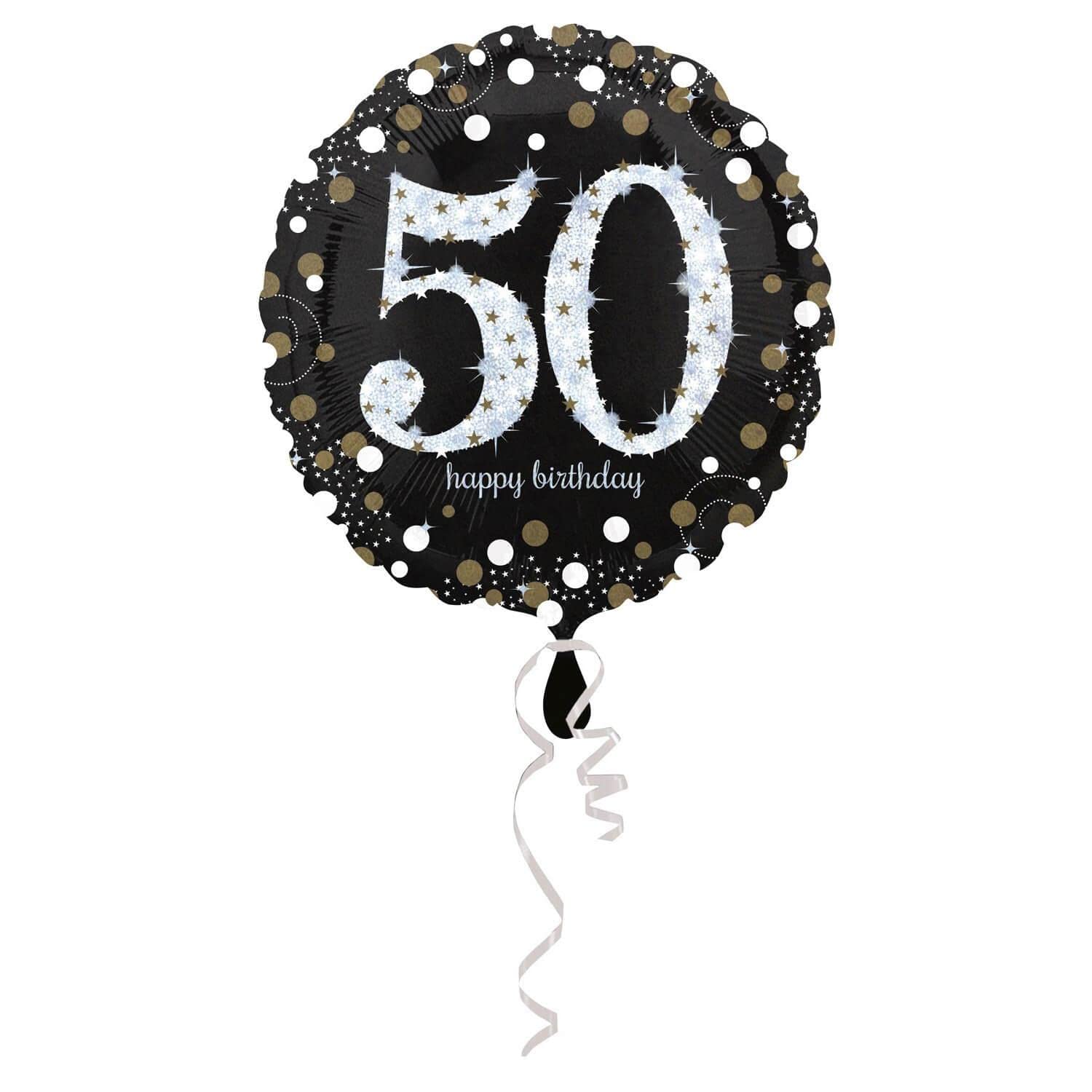 Amscan 3213101 50th Birthday Foil Balloons – Festive Party Decor