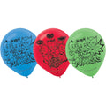 PJ Masks Latex Balloons 12-Inch Pack of 6 | Amscan Party Decor