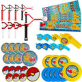 Amscan Pokemon Kids Party Favors Set (Pack of 48) – All-In-One Pokemon Theme Party Supplies