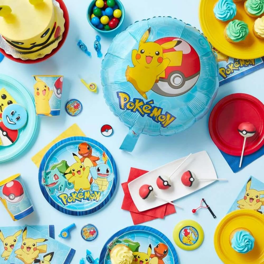 Amscan Pokemon Kids Party Favors Set (Pack of 48) – All-In-One Pokemon Theme Party Supplies