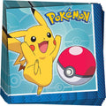 Amscan Multicolor Pokemon Beverage Napkins – 5x5 in, Pack of 16