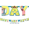 SpongeBob 'Best Day Ever' Multicolor Banner Kit – 10.5' x 10' (Pack of 2) | Amscan