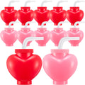 Amyhill 24 Pcs Heart Shaped Cups with Lids & Straws - 12oz Valentine's Party Favors