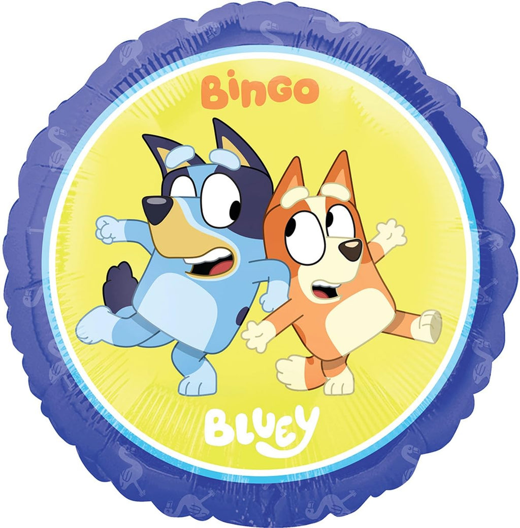Anagram Bluey & Bingo Birthday Balloon Bouquet - 7pc Party Decorations