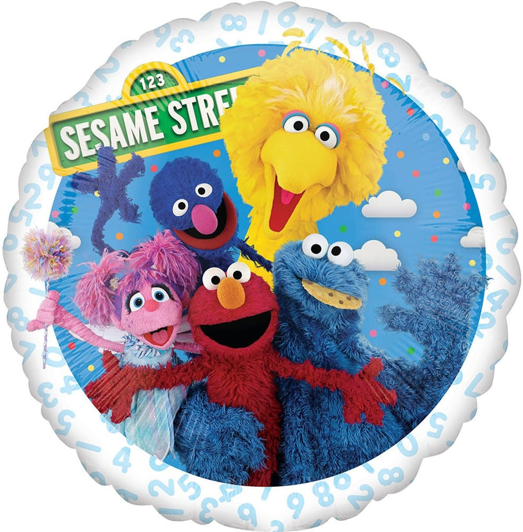 Anagram Sesame Street Elmo 2nd Birthday Balloon Bouquet – 8 Foil Balloons
