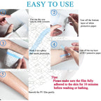ANAMPION Tattoo Aftercare Waterproof Bandages 10-inch x 2-yard Second Skin Bandage for Healing & Skin Protection