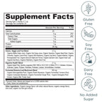 Ancient Nutrition SuperGreens Powder with Probiotics – Organic Mango Flavor, 25 Servings, 6.8oz