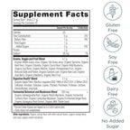Ancient Nutrition SuperGreens Powder with Probiotics – Organic Mango Flavor, 16 Stick Packs (4.3oz)