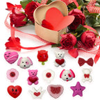 Anditoy 100 PCS Valentines Mochi Squishy Toys | Kids Classroom Party Favors
