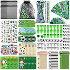 Aneco Soccer Party Favor Set – 340 Pieces of Sports-Themed Party Supplies