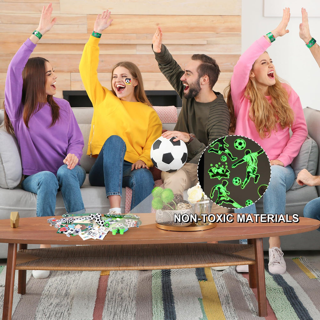 Aneco Soccer Party Favor Set – 340 Pieces of Sports-Themed Party Supplies