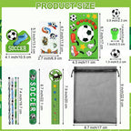 Aneco Soccer Party Favor Set – 340 Pieces of Sports-Themed Party Supplies