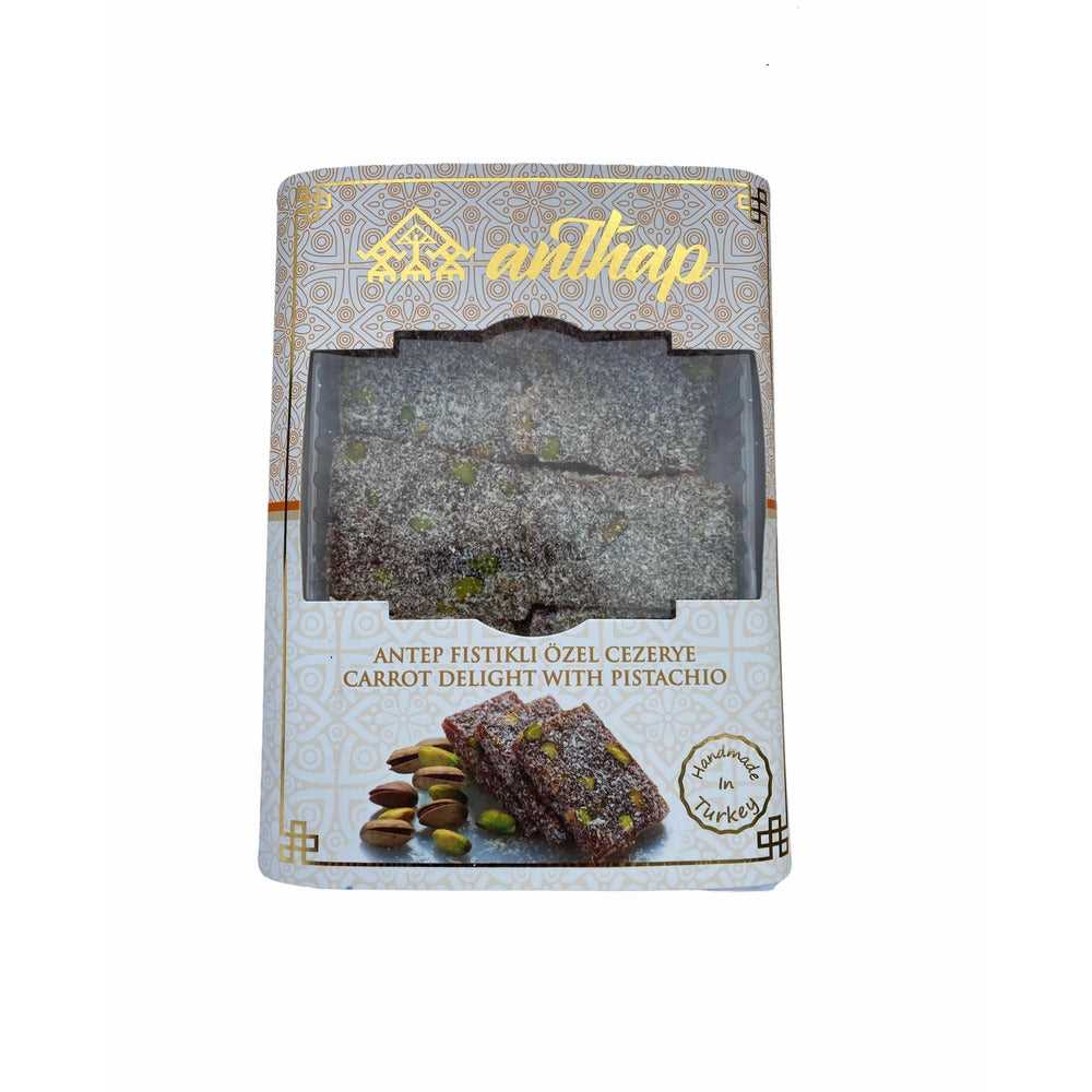 Anthap Antep Fistikli Ozel Cezerye Carrot Delight with Pistachio Pack 300g