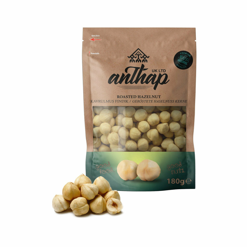 Anthap Roasted Hazelnuts Kavrulmus Findik Pack 180g