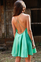 ANVI Silk Dress