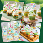 Aposwow Mahjong Cupcake Toppers – 32-Piece Party Decorations