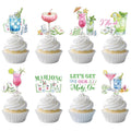 Aposwow Mahjong Cupcake Toppers – 32-Piece Party Decorations