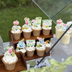 Aposwow Mahjong Cupcake Toppers – 32-Piece Party Decorations