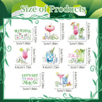 Aposwow Mahjong Cupcake Toppers – 32-Piece Party Decorations
