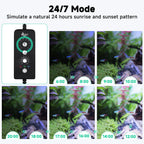 AQQA LED Aquarium Light for 24-32 Inch Tanks | 24/7 Mode & DIY Full Spectrum