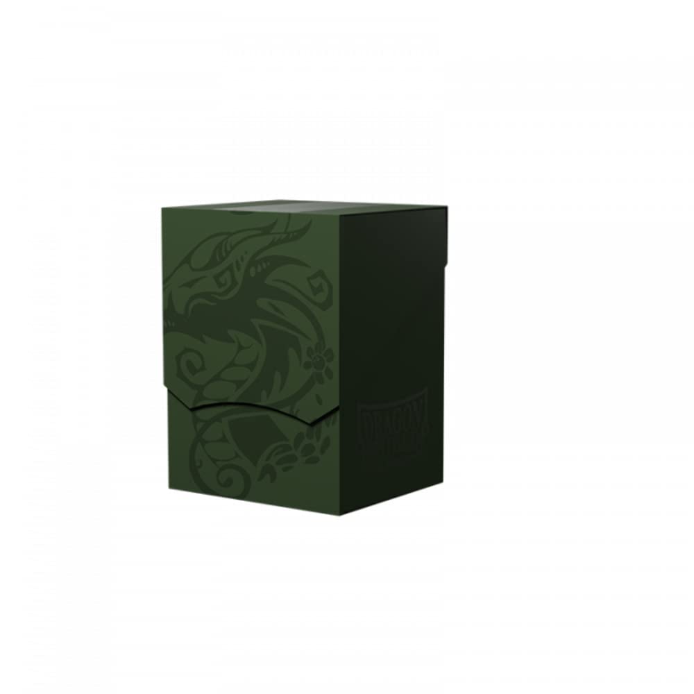 Arcane Tinmen Dragon Shield Deck Shell – Forest Green/Black Deck Box for MTG, Pokemon, Yu-Gi-Oh