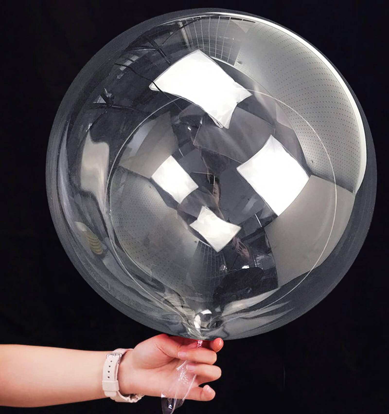Aredpoook 20 Inch Bobo Balloons – 20 Clear Bubble Balloons for Wedding & Party Decor